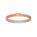 Moissanite Diamond Tennis Bracelet 14K Gold 4ct