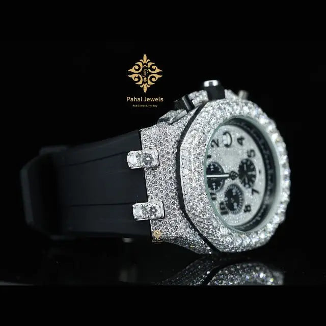 Moissanite Watch Lab Diamond Luxury Collection Automatic Diamond Watch