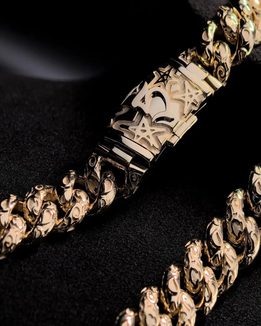 Hip Hop Style Men's Cuban Link Chain 10mm Solid 925 Sterling Silver Gold Plated - The Gold Collective