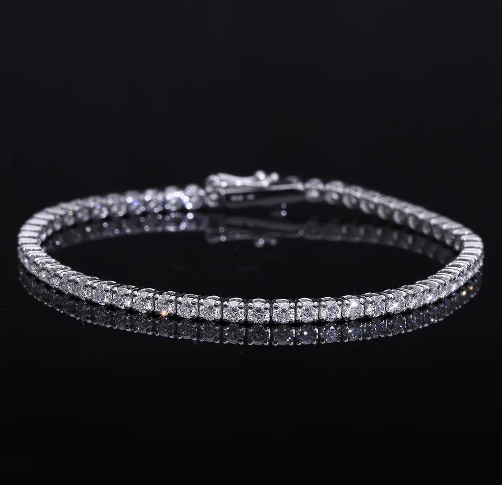 14K Gold Diamond Tennis Bracelet Lab Grown 4.72ct Women - The Gold Collective