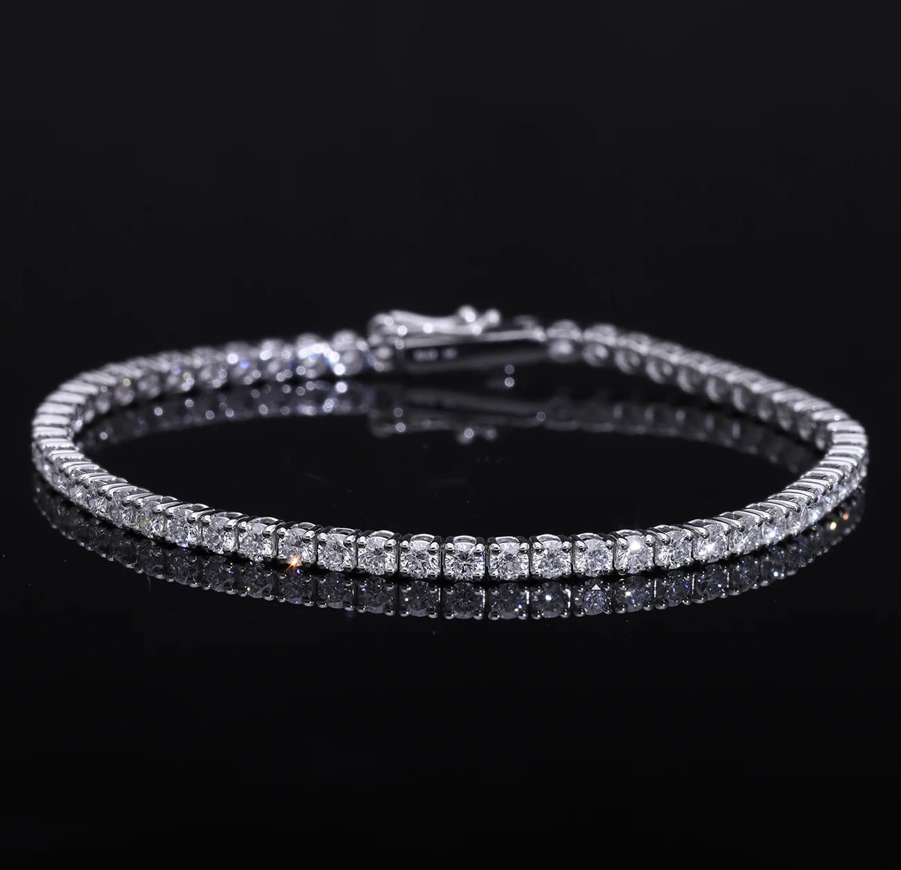 14K Gold Diamond Tennis Bracelet Lab Grown 4.72ct Women - The Gold Collective
