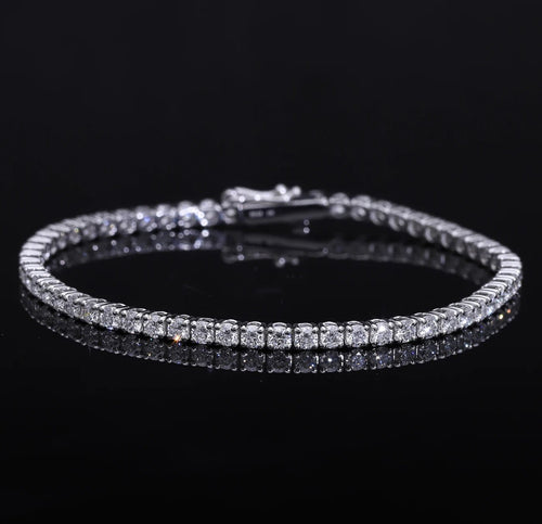 14K Gold Diamond Tennis Bracelet Lab Grown 4.72ct Women - The Gold Collective