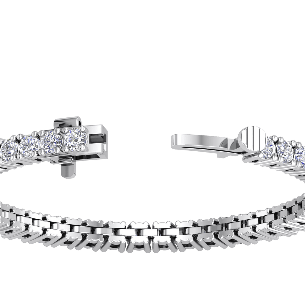 9K Gold Lab Grown Diamond Tennis Bracelet for Women - The Gold Collective