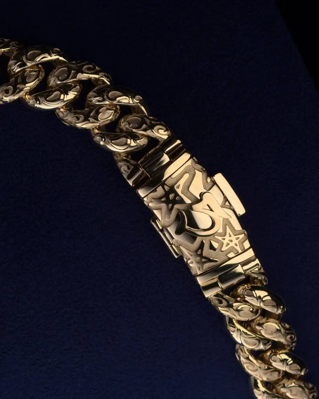 Hip Hop Style Men's Cuban Link Chain 10mm Solid 925 Sterling Silver Gold Plated - The Gold Collective