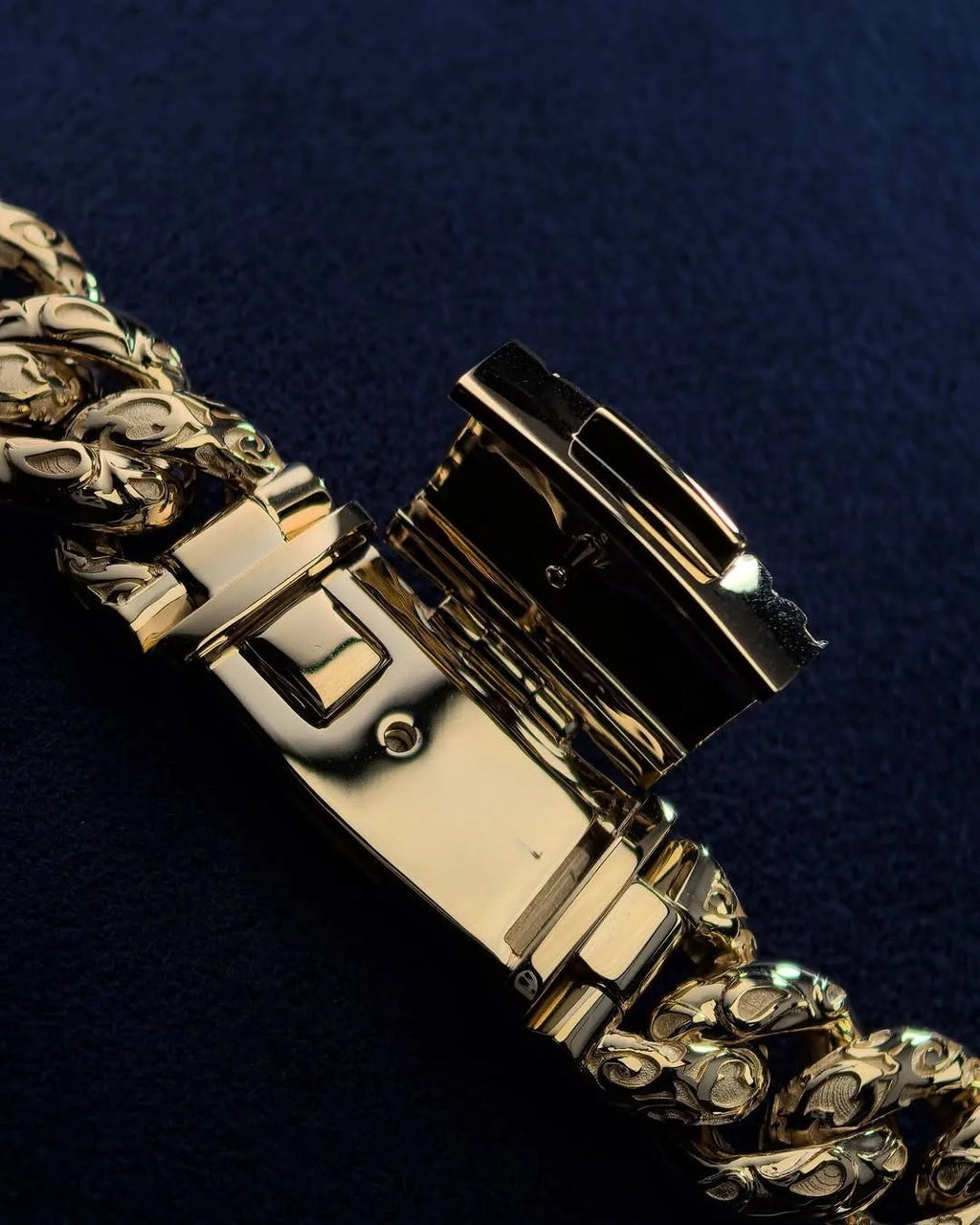 Hip Hop Style Men's Cuban Link Chain 10mm Solid 925 Sterling Silver Gold Plated - The Gold Collective