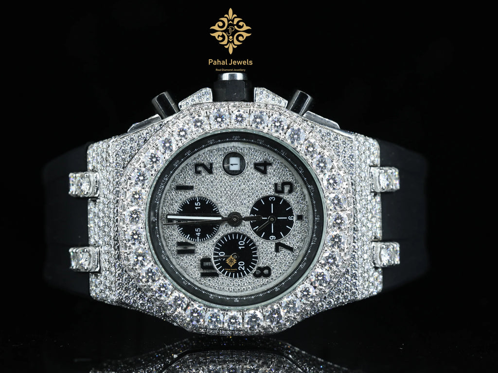 Moissanite Watch Lab Diamond Luxury Collection Automatic Diamond Watch