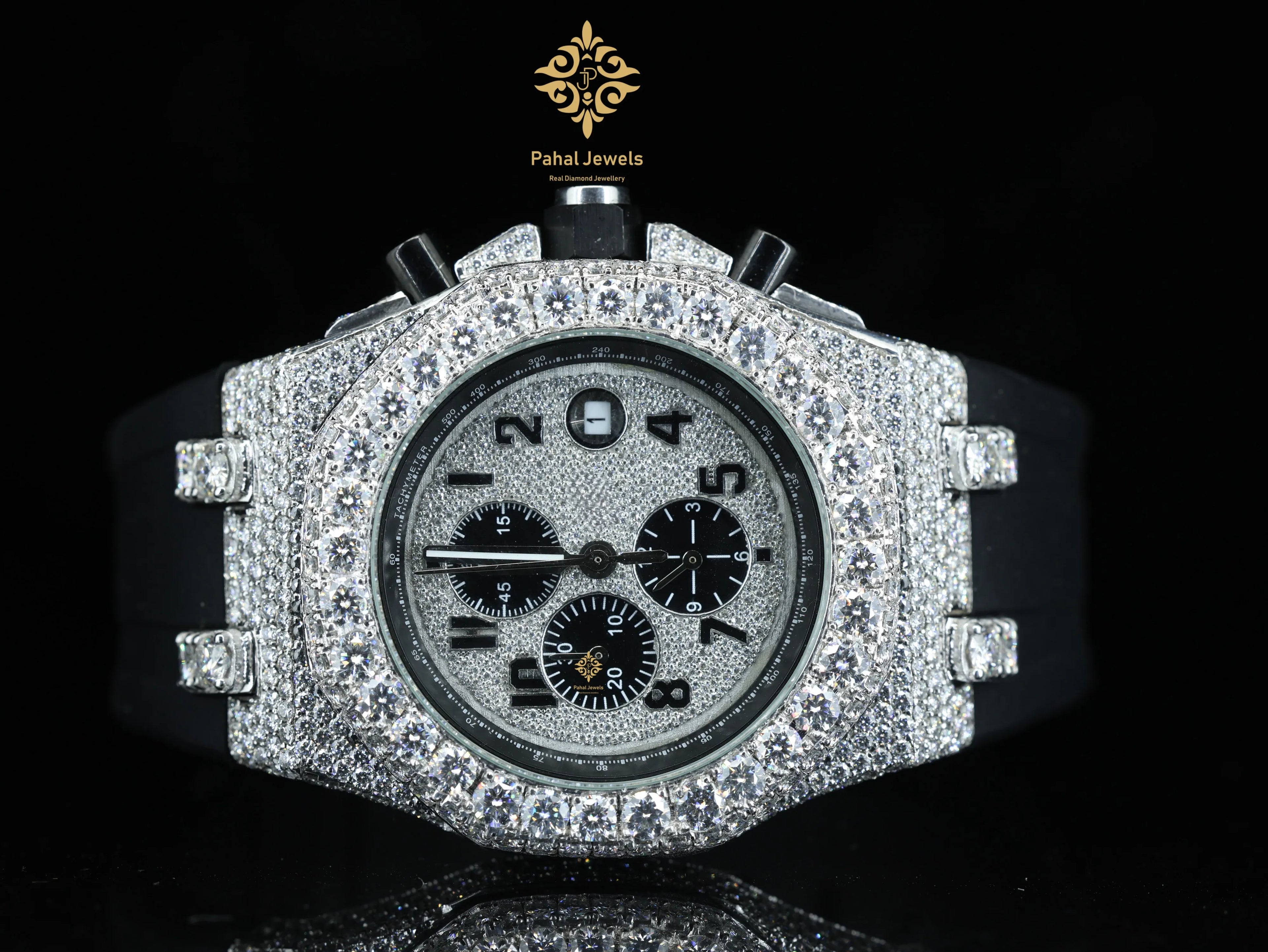 Moissanite Watch Lab Diamond Luxury Collection Automatic Diamond Watch