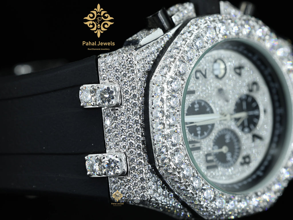 Moissanite Watch Lab Diamond Luxury Collection Automatic Diamond Watch