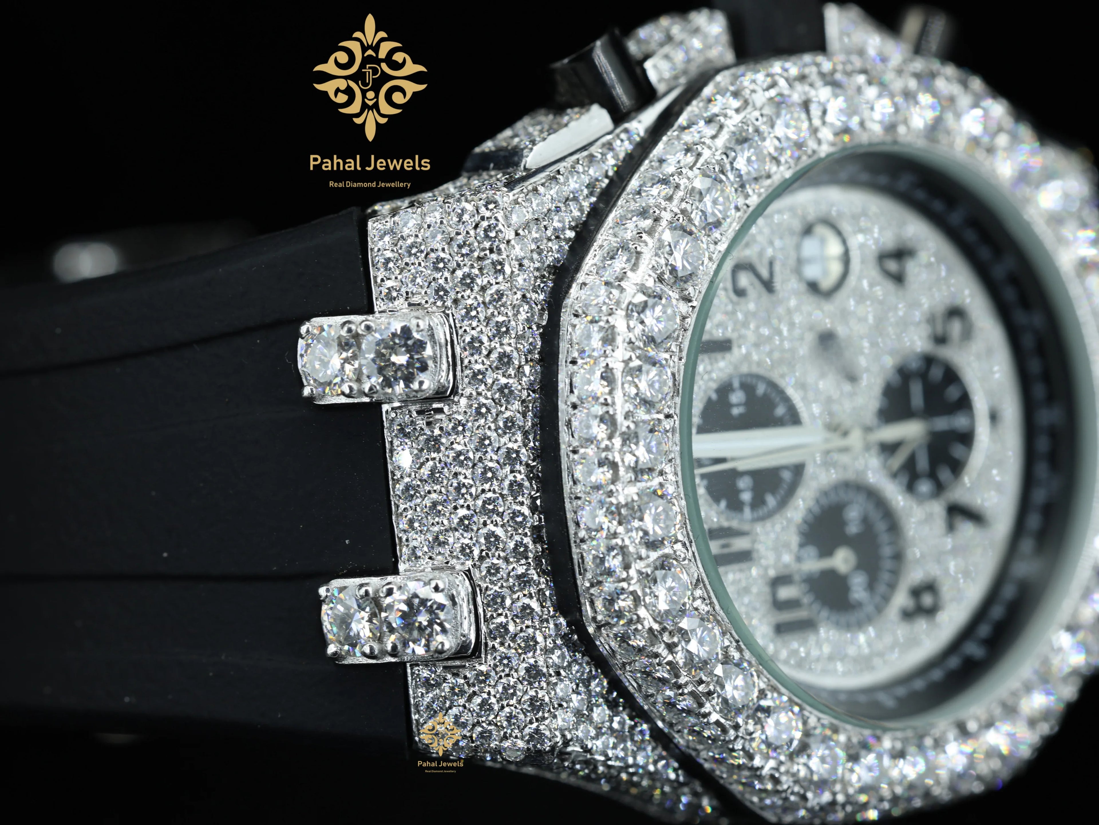 Moissanite Watch Lab Diamond Luxury Collection Automatic Diamond Watch