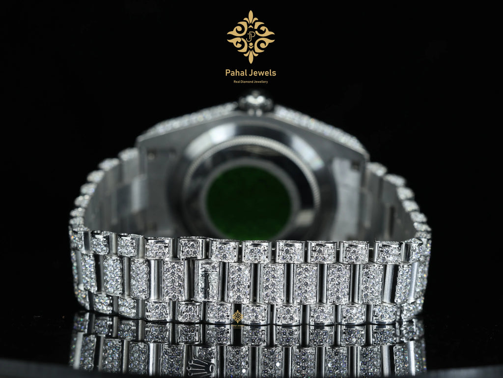 Luxury Men's Mechanical Moissanite Watch