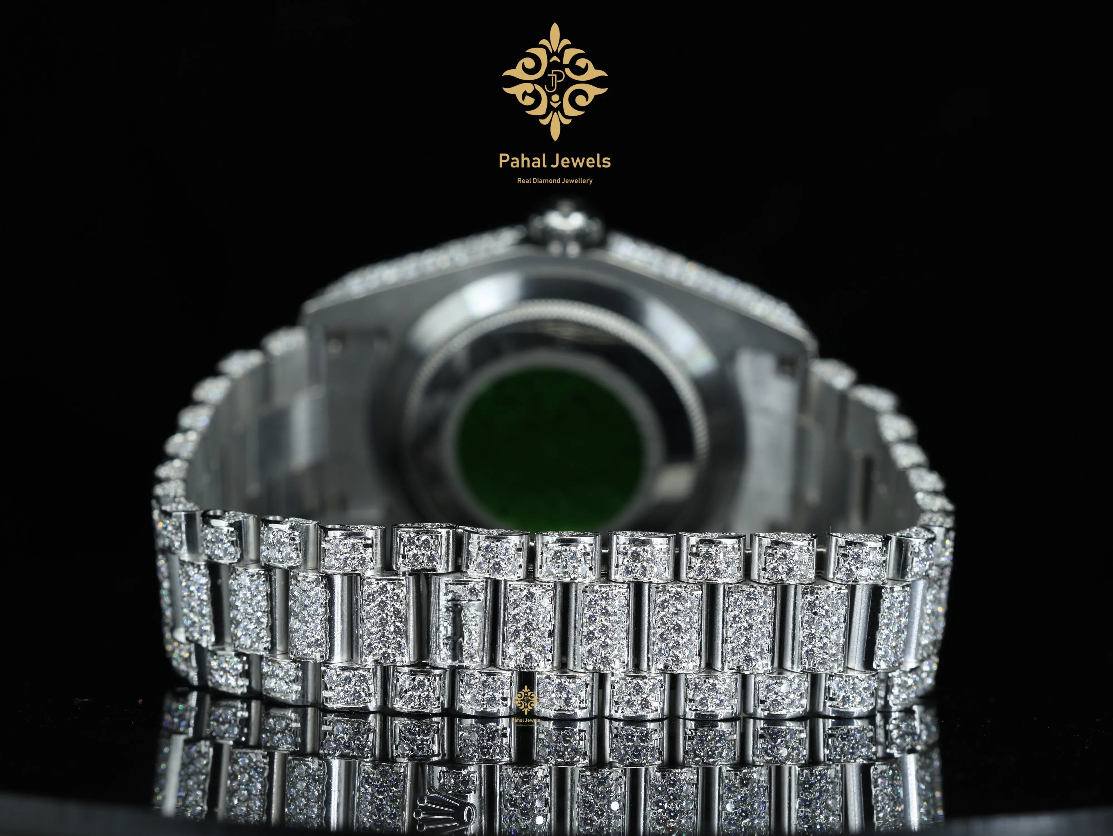 Luxury Men's Mechanical Moissanite Watch