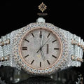 Luxury Moissanite watch men hip hop bling iced out wristwatch 41mm stainless steel automatic