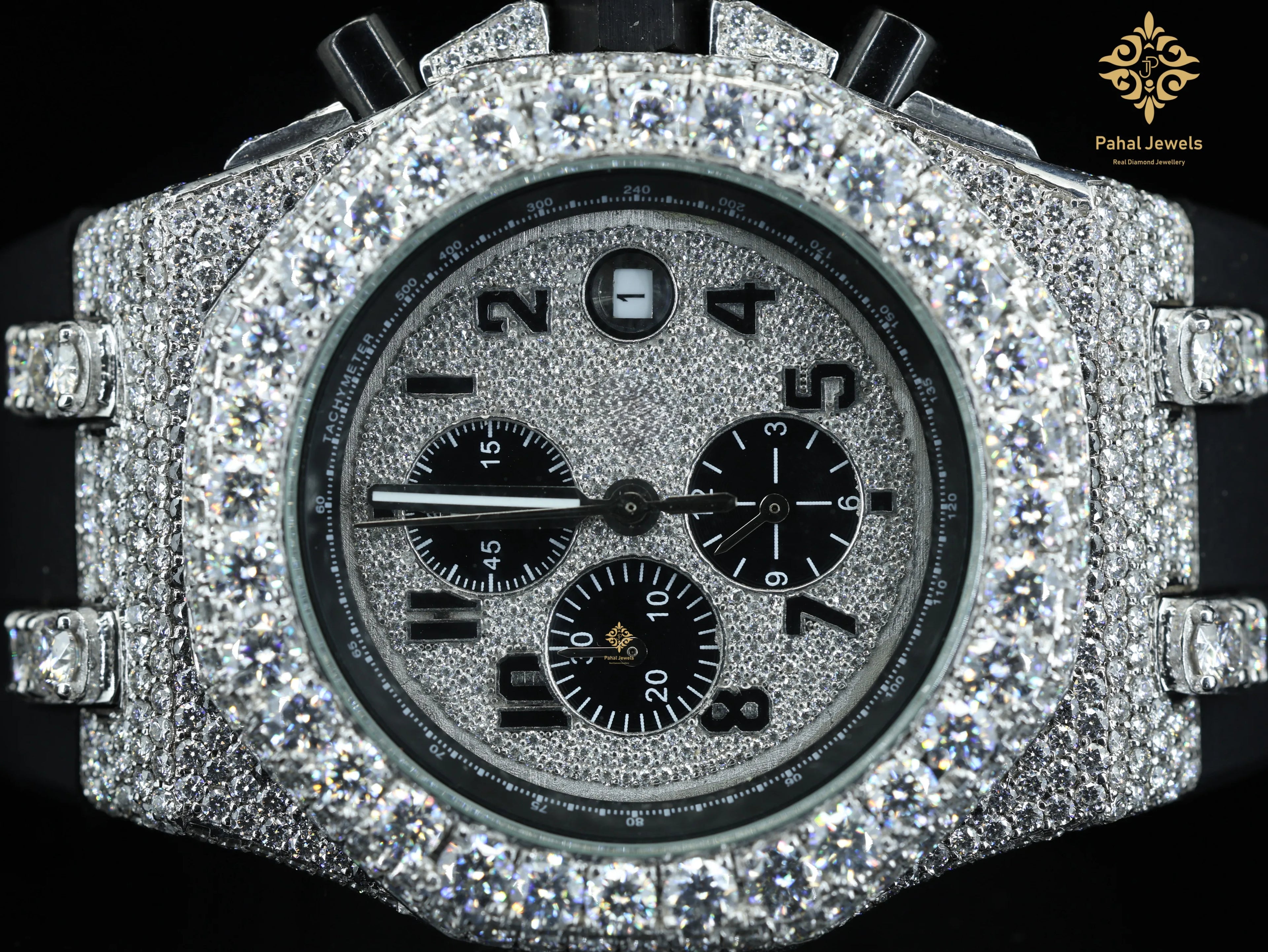 Moissanite Watch Lab Diamond Luxury Collection Automatic Diamond Watch