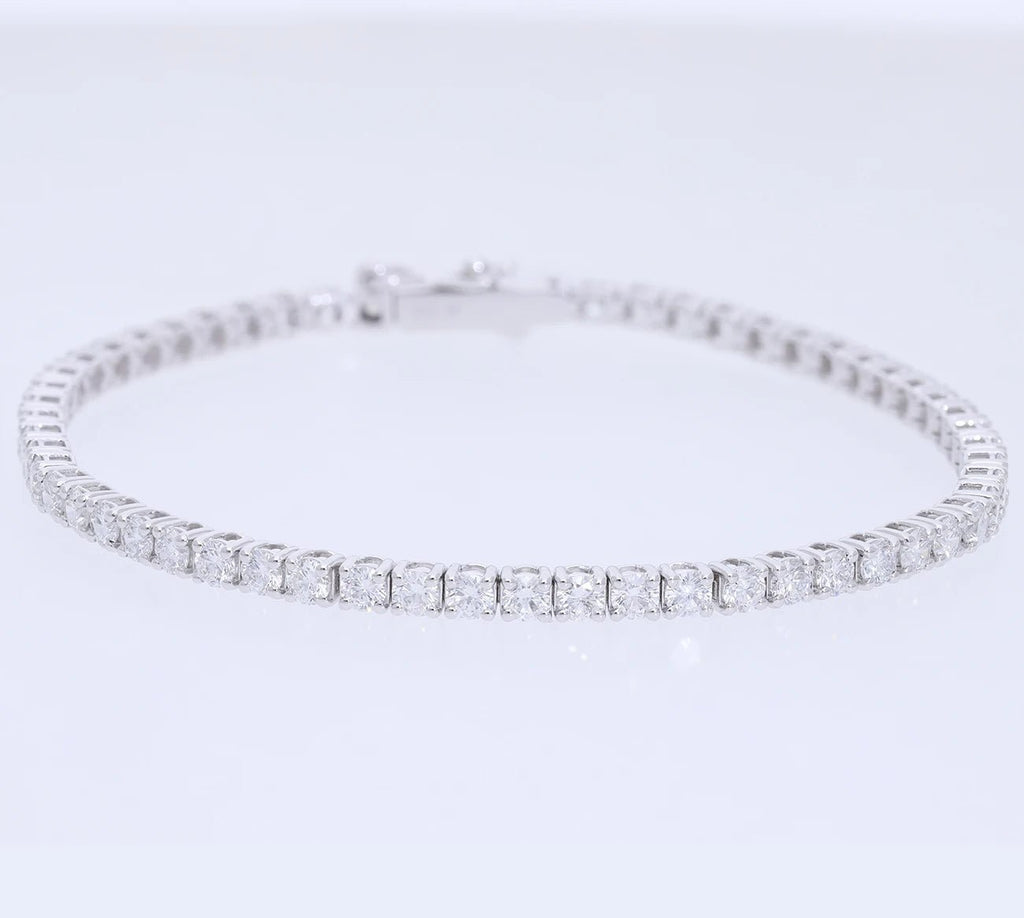 14K Gold Diamond Tennis Bracelet Lab Grown 4.72ct Women - The Gold Collective