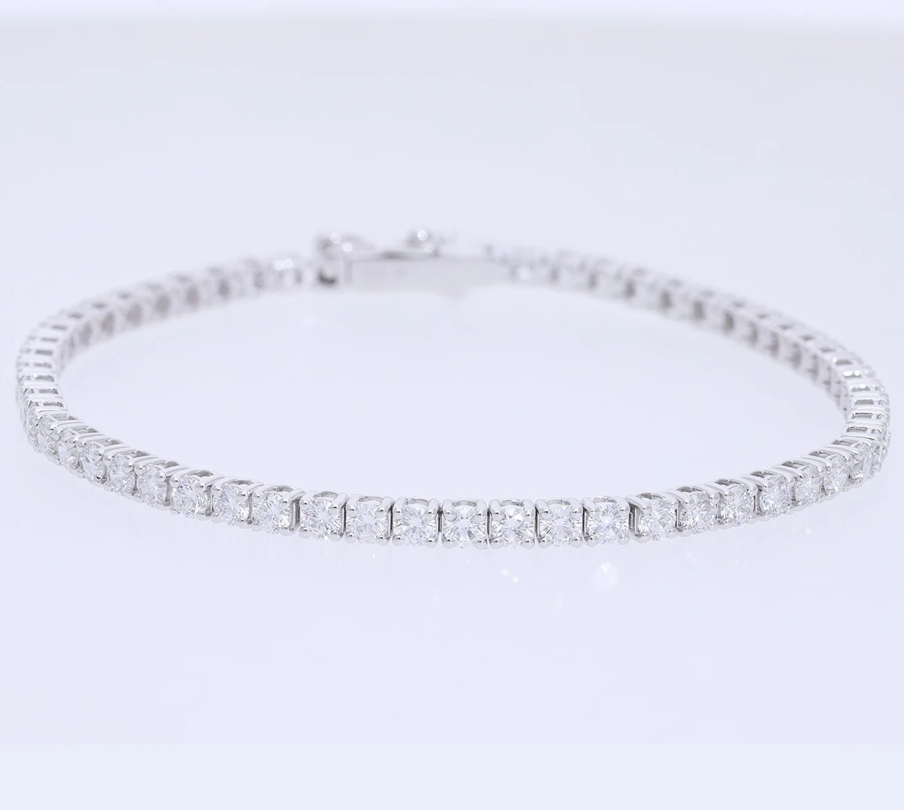 14K Gold Diamond Tennis Bracelet Lab Grown 4.72ct Women - The Gold Collective