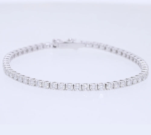 14K Gold Diamond Tennis Bracelet Lab Grown 4.72ct Women - The Gold Collective