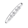 18K Gold Diamond Bangle Bracelet for Women