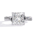 Princess Cut Diamond Ring 14K Gold Engagement Jewelry