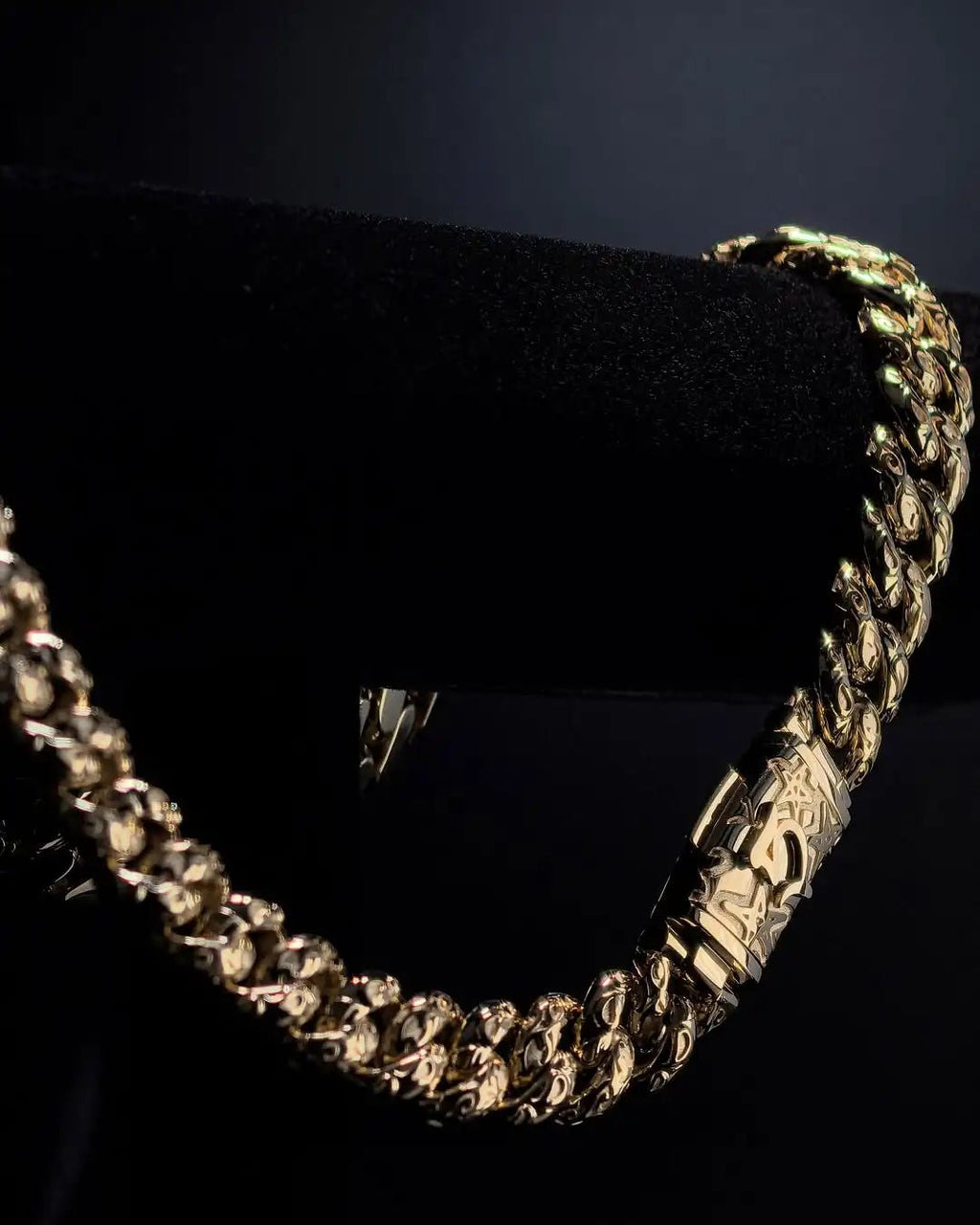 Hip Hop Style Men's Cuban Link Chain 10mm Solid 925 Sterling Silver Gold Plated - The Gold Collective