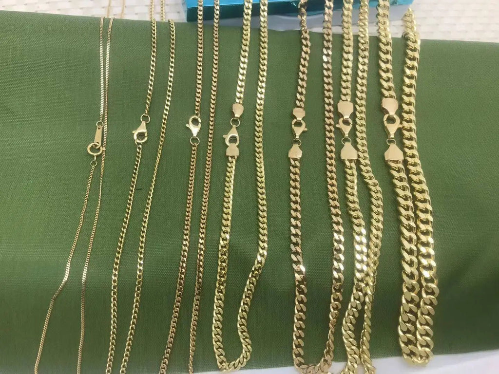 18k Gold Rope Chain Necklace for Men and Women