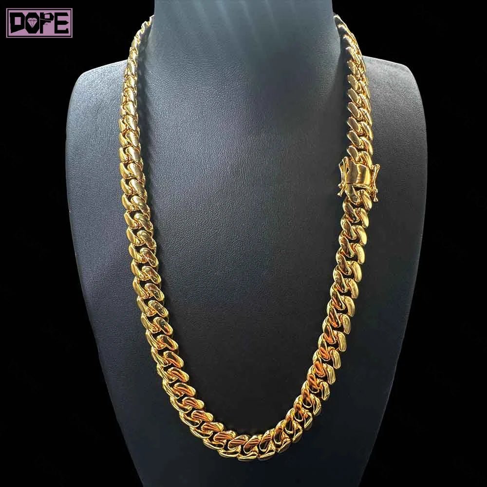 925 Silver Cuban Link Chain Hip Hop Style - The Gold Collective
