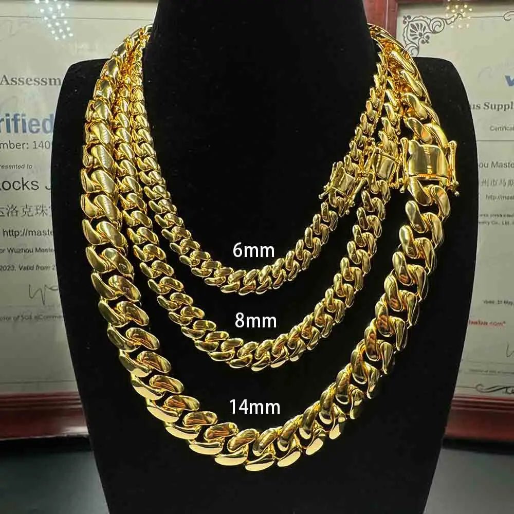 925 Silver Cuban Link Chain Hip Hop Style - The Gold Collective