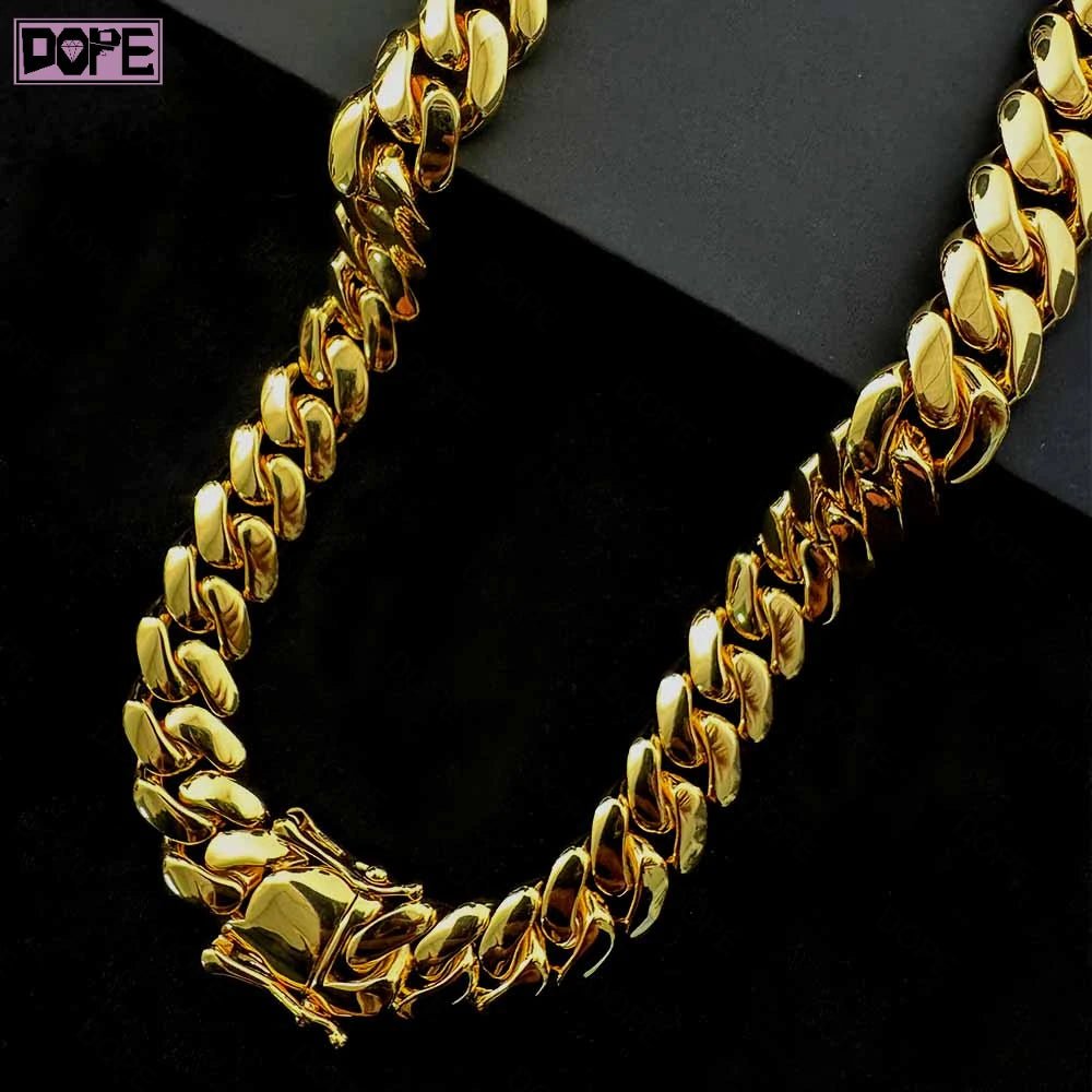 925 Silver Cuban Link Chain Hip Hop Style - The Gold Collective