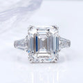 Emerald Cut Lab Grown Diamond Ring 18K Gold Jewelry - The Gold Collective